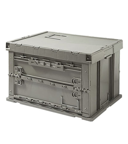 SHIMOYAMA Camping Storage Box, Foldable Storage Bin for Picnic, Home and Office Organization Containers, 75L, Celadon Green - size: Large (75L)