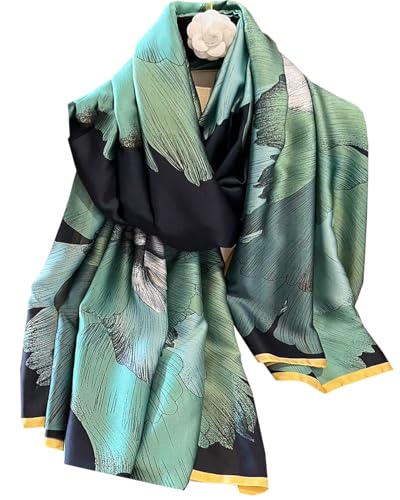 Dress Scarves Shawl Wraps Long Silky Scarf for Women Dressy Fashion Lightweight for Decorative Formal Evening Gowns - color: 1024-elegant Oil Painting