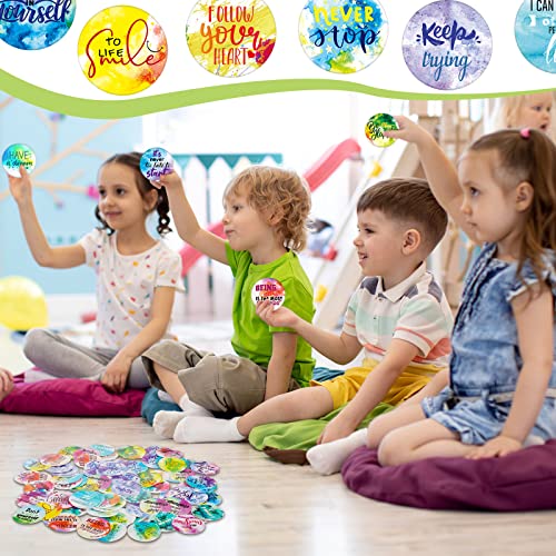 200 Pcs Motivational Cards Affirmations Cards Bulk Positive Affirmations Chips Inspirational Notecard Motivational Encouragement Sayings for Classroom Kids Kindness Encourage Gifts(Cute Style)