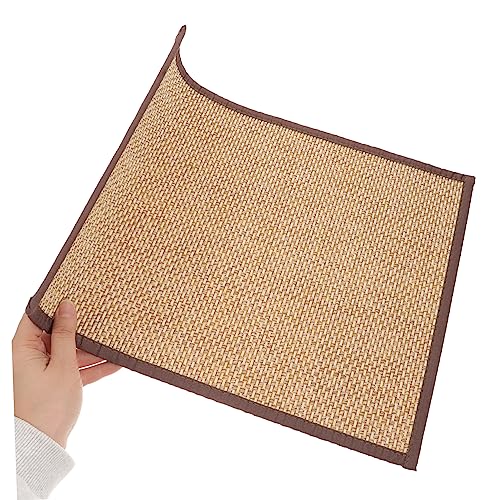 BESTOYARD 2pcs Japanese Style Meditation Cushion Woven Sitting Pad Zen Floor Mat Home