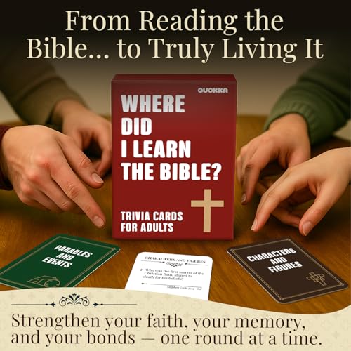 QUOKKA Mindfulness Cards & Bible Trivia Bundle – Wellness and Faith in One Set