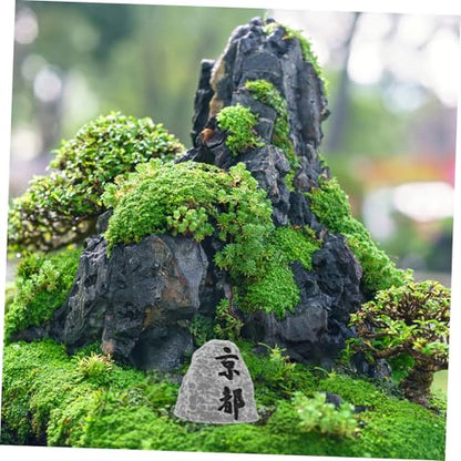 SUPVOX Stone Monument Statue Japanese Garden Decor Mini Zen Garden Rock for Home Office Desk Decor