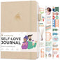 Clever Fox Self-love Journal – Guided Self-Discovery Log for Self-care, Reflection & Self-help, Mental Health, Gratitude & Mindfulness (Seashell) - color: Seashell