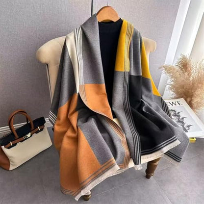 Winter Scarf for Women Dressy Evening Pashmina Shawl Wraps Open Front Poncho Blanket Fashion Travel Shawls Cape Wrap