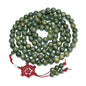 Natural Green Sandalwood 108 Mala Bead Necklace Buddhist Prayer Beads for Meditation or Yoga - style: 10mm Beads