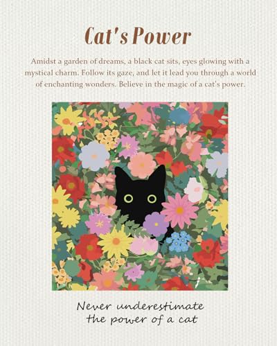Miss Adola Aesthetic Canvas Tote Bag - Reusable Shoulder Tote Bag for Women Lady Casual Vacation, Shopping, Work, Gym - style: Cat in Flower