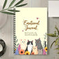 100 Pages The Emotions Journal, A5 Guided Mental Health & Self Care Diary with Daily Mood Tracker for Women & Wellness Prompts (Cat D) - color: Colorful-B