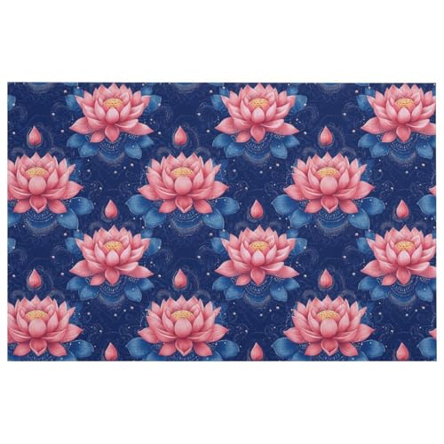 Yoga Meditation Lotus Carpet Rug Bath Rugs Bathroom Mats Soft Room Decor Floor Living Room 60 * 40cm