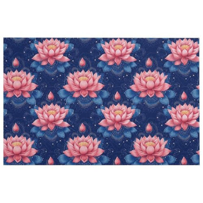 Yoga Meditation Lotus Carpet Rug Bath Rugs Bathroom Mats Soft Room Decor Floor Living Room 60 * 40cm