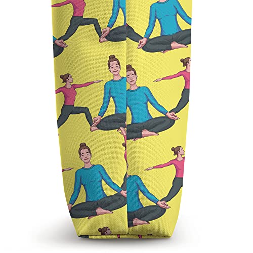Yogi Pattern Spiritual Meditation Zen Buddhism Yoga Tote Bag