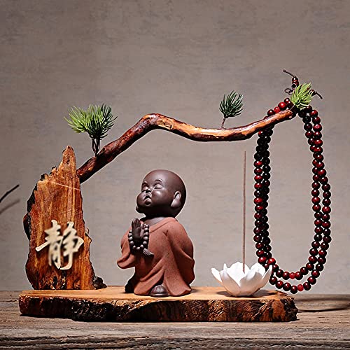 Table Desktop Decor Creative Chinese Desktop Decoration Zen Little Monk Home Decoration Ceramic Desktop Crafts Decoration Accessories Statue Ornament