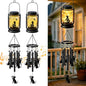 2 Pack Solar Dog Wind Chimes for Outside, Birthday Mother' s Day Gifts for Mom Women Grandma,Solar Dog Wind Chime Light Hanging Wind Chimes Outdoor,IP65 Waterproof, Yard Garden Terrace - size: 2 pack- Dog jar wind chime