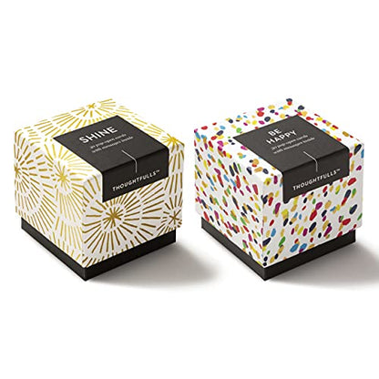 Compendium ThoughtFulls Pop-Open Cards — 2-Pack of Shine, Be Happy — 60 Pop-Open Cards, Each with a Different Message Inside - color: Shine, Be Happy