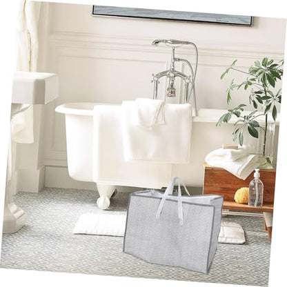 Multi-use Wardrobe Storage Bag Zipper Luggage Bag for Blankets Clothes Home Organization Non-Woven Compact