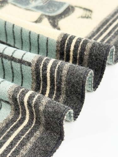 Women's Reversible Pashmina Shawl Wrap for Women Big Scarf Holiday Gifts - color: Bottle Green