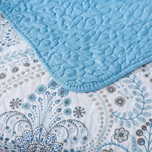 NEWLAKE Quilted Throw Blanket for Bed Couch Sofa, Blue Classic Royal, 60X78 Inch - color: Blue Classic Royal