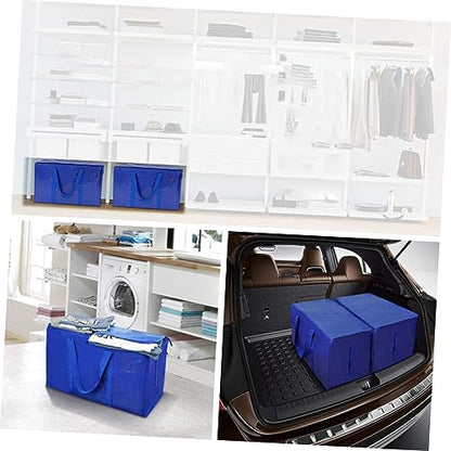 Mobestech Large Capacity Storage Bag for Bedding Organizer Pouch Multi Purpose Travel and Gym Tote for Clothes and Quilts