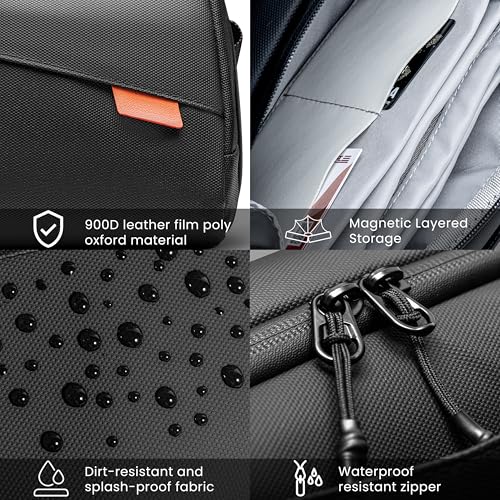 Osmo Pocket 3 Carry Bag for Xtra Muse/Osmo Pocket 3/ Osmo Mobile 7P /SEAccessories, Portable Travel Large Case Waterproof Multilayer All in One Storage Bag for Insta360 Flow Pro 2
