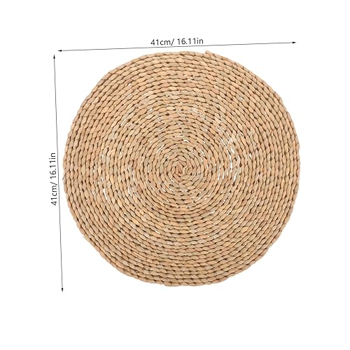 Elegant Meditation Pillow Yoga Seating Mat Handmade Craftsmanship Woven Floor Cushion for Home