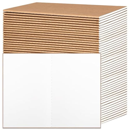 EOOUT 48pcs Blank Kraft Notebooks, Bulk Journals for Kids, 60 Pages/80GSM, 8.3 X 5.5 Inch, Travel Journal Set, for Travelers, Students and Office Supplies - style: Blank-48pack