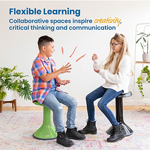 ECR4Kids ACE Active Core Engagement Wobble Stool, 18-Inch Seat Height, Flexible Seating, Grassy Green - color: Grassy Green