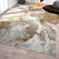 LUXE WEAVERS Marble Swirl Abstract Area Rug, Gray 5x7 - color: Grey, size: 5' x 7' (Rectangular)