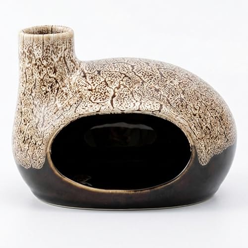 Handcrafted Ceramic Palo Santo Holder – Artistic Incense Burner for Meditation, Mindfulness and Zen Home Decor – Wabi-Sabi Style Cone Sculpture, Gift for Yoga, Relaxation & Aromatherapy (White) - color: White