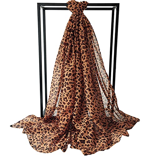 Women's Cotton Scarves Lady Light Soft Fashion Solid Scarf Wrap Shawl - color: Classical Leopard1