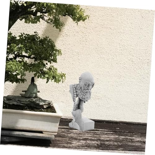 1pc Classic Garden Buddha Statue Zen Decor Meditation Sculpture Home Decor Ornaments