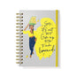 Designer Greetings, Designer Papers Flex Cover Journal with Elastic Band, Sis, Make Lemonade Design - 320 Pages (6” x 8.25”) - Back-to-School Supplies, Creative Writing, Personal Notes - style: Sis, Make Lemonade