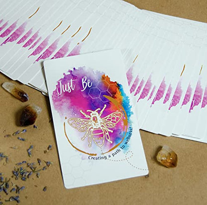 Just Be - The Wellness Deck: Card Deck for Guidance, Motivation and Inspiration. Great for Therapy and Building self-Esteem. GT3421