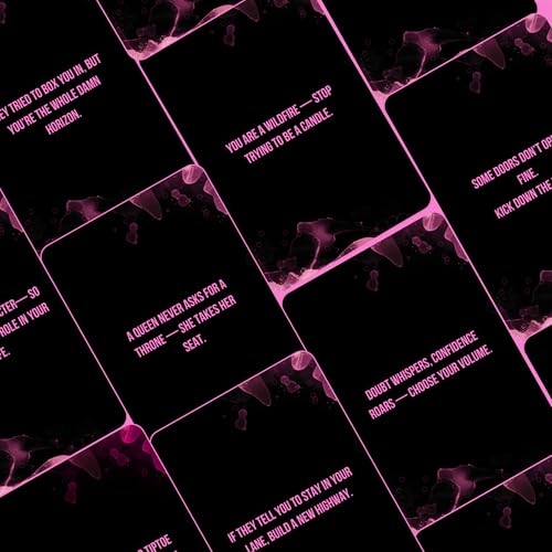 Affirmation Cards for a Good Girl Gone Bold - 52 Affirmation Cards for Women - Self Care Gifts for Women - Mindfulness Card - Positive Affirmations Cards - Small Valentine Gifts