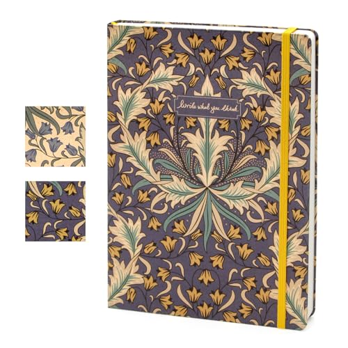 Hardcover Journal Notebooks Notebook Ruled Lined Writing Journal 7.5"x10.24" 212 Pages for Writing Work Travel School Business Journaling Notebooks (Yellow Flower) - color: Yellow Flower, size: B5 (1 Pack)