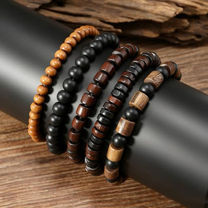 Gothic Bracelet Adjustable Punk Braided Leather Multilayer Grunge Set Bracelets Emo Metal Cuff Wrap Bangles Meaningful Gift - color: J-BZ-37