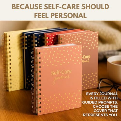 Daily Self Care Journal for Women - A5, Wellness Journal with Prompts - Women Gift Goal Journal for Happiness,Mindfulness,Productivity & Personal Development - Reduce Stress & Improve Mental Health - - color: Blue