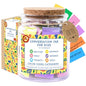 Conversation Cards for Kids In Jar, 150 Cards, Connect, Build Social Emotional Learning Skills, Mental Health Decor for School, Counseling Decor, Back to School Supplies - style: Conversation jar for Kids