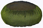 Meditation Cushion Zafu Pillow Buckwheat Fill - Global Weave Fabric Green - color: Green