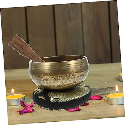 Yoga Props Meditation Bowl Set Buddha Sound Bowl for Meditation Portable
