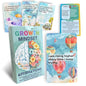 UHillMinerva Growth Mindset Affirmation Cards, 52 Watercolor Illustrated with Fixed vs Growth Comparison, Inspirational Cards for Teens Adults Parents Teachers Personal Development