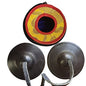 Tibetan Tingsha Bell Set - Tibetan Cymbals - for Sound Healing, Yoga, Meditation, and Mindfulness,Handmade in Nepal,Made of Brass,Plain Pattern,6.5cm/2.6 inch - color: 5-Brass-Brown-6.5cm