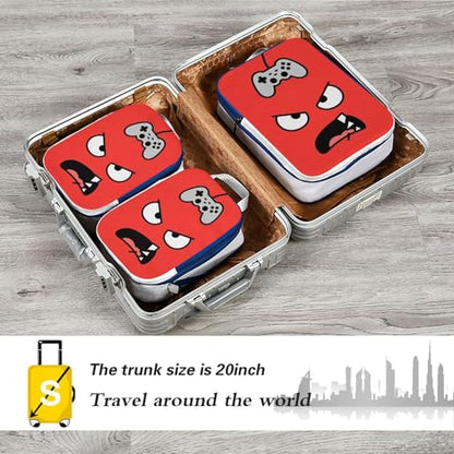 3 Piecing Packing Travel Bag Polyester Closet Storage Organizer, Gaming Rage Look (3 Set) - color: Gaming Rage Look