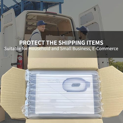 Bubble Cushioning Wrap Roll for Packing 12"x328' Inflatable Bottle Shipping Package Large Air Pillows for Shipping & Moving Heavy Duty Space-saving Packing Material for Fragile Items, 55um - size: 12"x328'