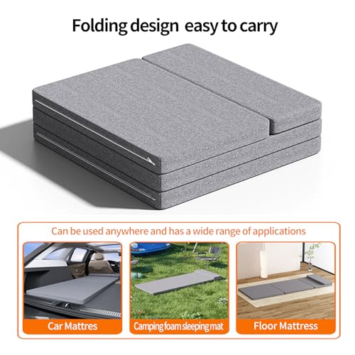 HJAHHSM Memory Foam Floor Mattress Bed Sleeping Portable Pad Foldable