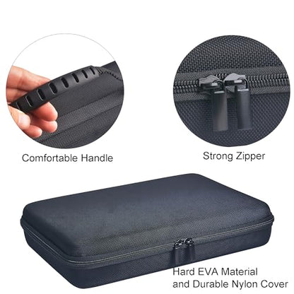 Large Carrying Case with Customizable Foam Protective Storage Case for Sports Camera SJCAM Monopole Accessories Yi 4K LCD SD Cards Batteries Feiyu Gimbal Digital Camera Case