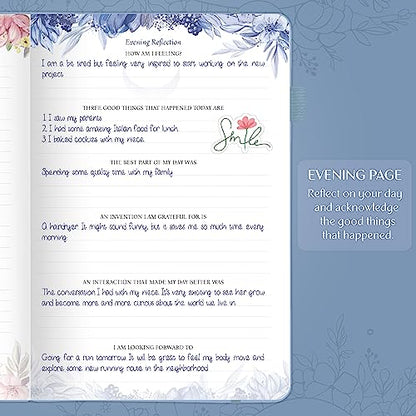 Legend Gratitude Journal – Guided Daily Journal to Foster Positivity & Happiness – Grateful Notebook to Write In – Inspirational Affirmation & Thankful Notebook – Hardcover (Periwinkle) - color: Periwinkle gold foil