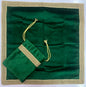 SMMS Spiritual Velvet Table Cloth Altar Tarot Spread (Green, Small- 46cm*46cm/ 18inch*18inch) - color: Green, size: Small- 46cm*46cm/ 18inch*18inch