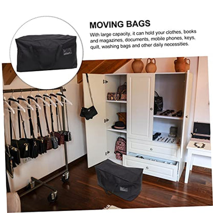 PRETYZOOM Large Waterproof Storage Bag for Bedding and Clothing Heavy Duty Oxford Cloth Luggage Bag for Moving and Organizing Comforters Pillows and Laundry