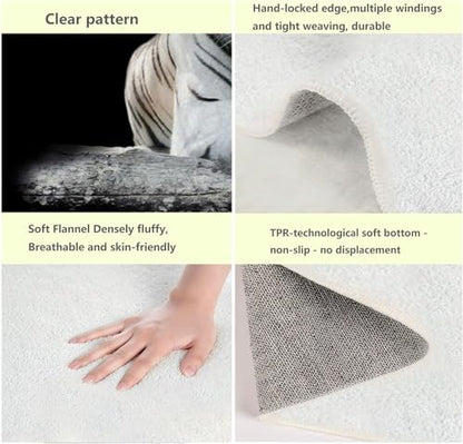 Meditation Washable Rugs 5x7 - Sunrise Area Rug & Home Decor, Carpet for Bedroom Living Room, Non-Slip Soft Low Pile Indoor Rug, Carpets for Kitchen Entryway Laundry Dining RoomIQ54 - size: 5' x 7' (Rectangular)