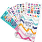 Gratitude Journal 52 Week Daily Positive Thinking for Thankfulness + Sticker Set | Gratitude Finder - color: Summer Chevi + Grateful Heart Stickers