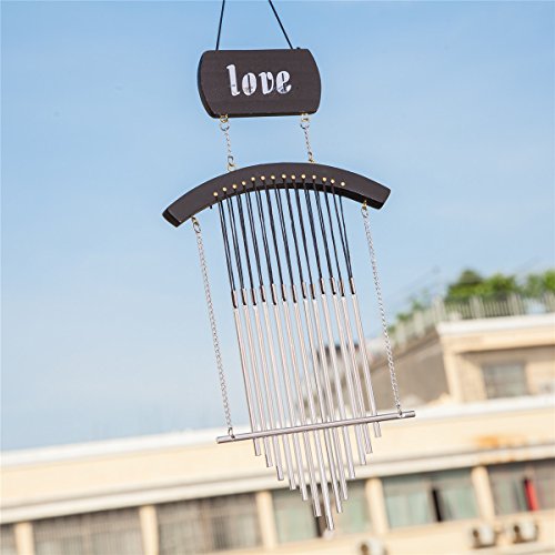 Hand Tuned Aluminum Feng Shui Wind Chime for Patio, Garden, Terrace and Balcony - Beautiful Outdoor Decor Win-YX2